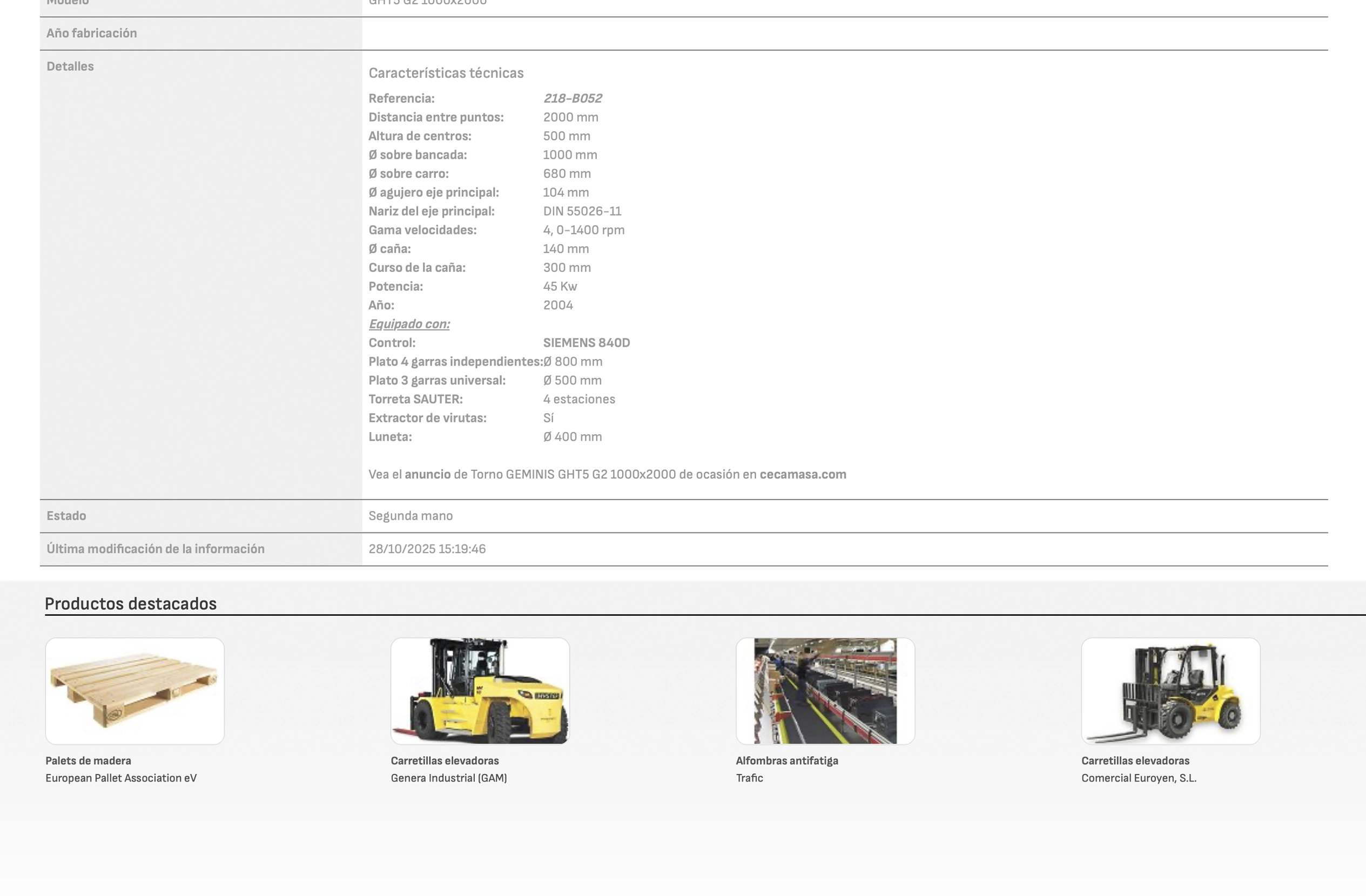  Outstanding classified